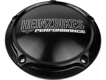 Harley Davidson Dyna [1999-2017]-Performance Derby Cover 5-hole shine black black