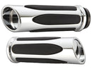 Harley Davidson Flhxse [2023-2025] -Deep Cut Comfort Handles Chrome 1 "Train à gaz par fil-1