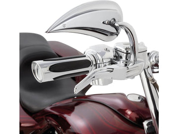 Harley Davidson Flhxse [2023-2025] -Deep Cut Comfort Handles Chrome 1 "Train à gaz par fil - 0