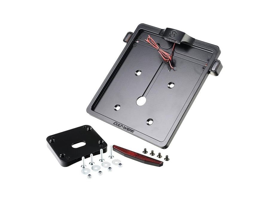 Harley Davidson FXLR [2018-2020]-in the middle of the license plate holder and