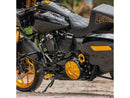 Harley Davidson Touring [2016-2024] -10 calibre Derby Cover Gold Anodisé-1