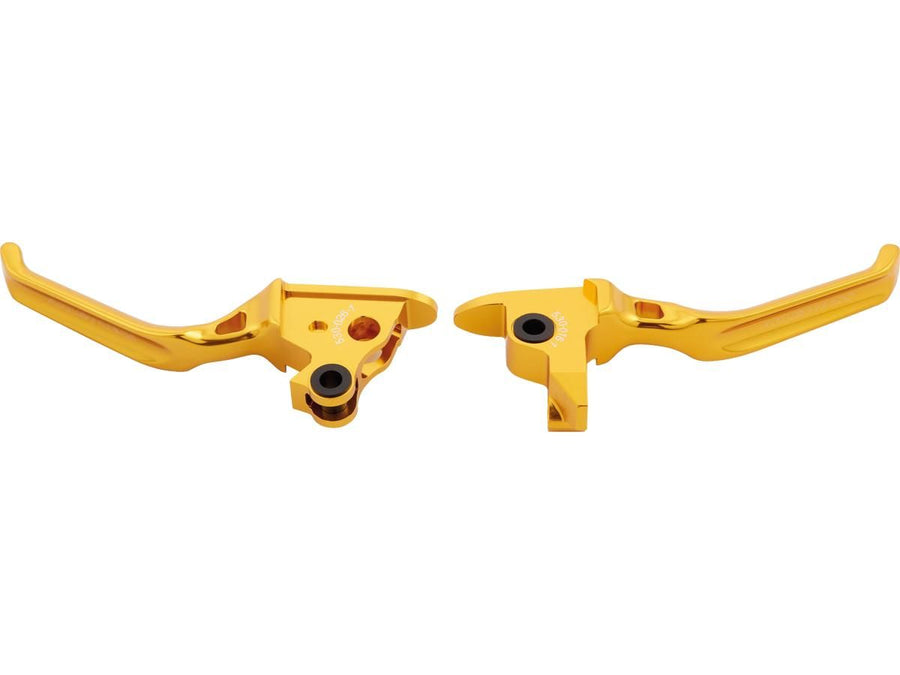 Harley Davidson Touring [2008-2013] – Method Handhebel Gold Eloxiert Kabelkupplung