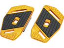 Harley Davidson Touring [1985-2025] – Speedliner Beifahrer-Fußrasten Gold Eloxiert-3