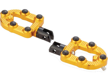 Harley Davidson Sportster [1991-2020]-Ness-MX footrest (without brackets) gold