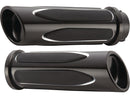 Harley Davidson Sportster [1976-2020] -Deep Cut Comfort Handles Black Anodisé 1 "-3