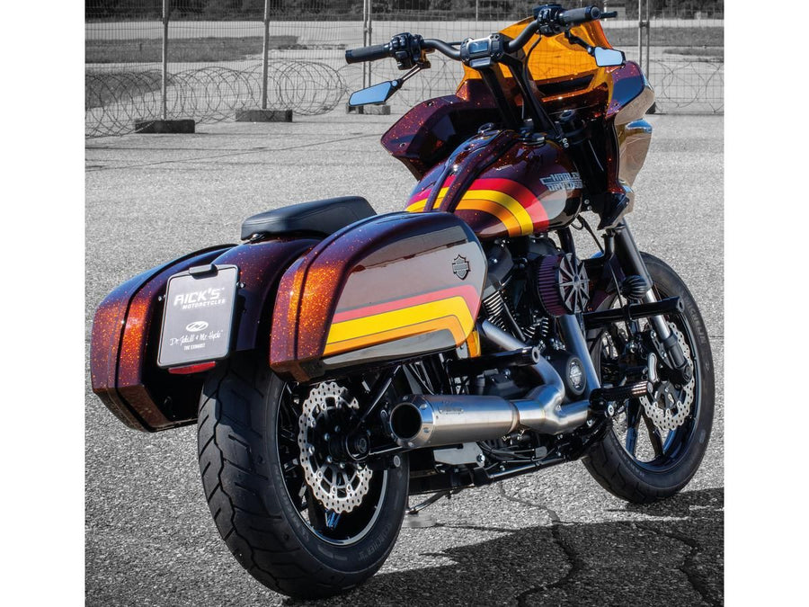 Harley Davidson FLSL [2018-2021] - Largeur du bar d'automne de style club: 720 mm noir
