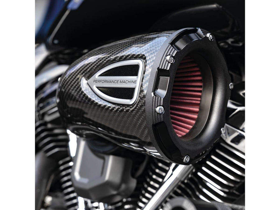 Harley Davidson Softail [2016-2017] -C4 Série Air Filter Shine Shine Carbon Black Ops