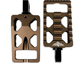 Harley Davidson Sportster [1991-2020] – MX V1 Fußrasten Bronze Eloxiert - 0
