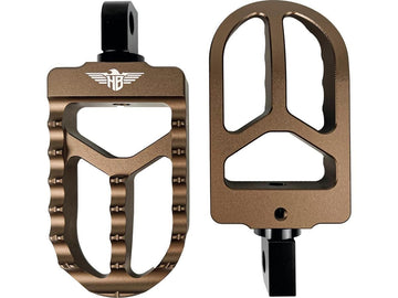 Harley Davidson Softail [2018-2025]-MX V2 footrest bronze anodized