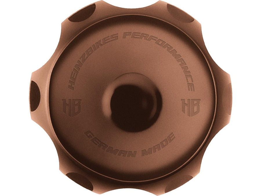 Harley Davidson Sportster [1996-2020] - Bronze de couvercle de carburant ventilé puissant