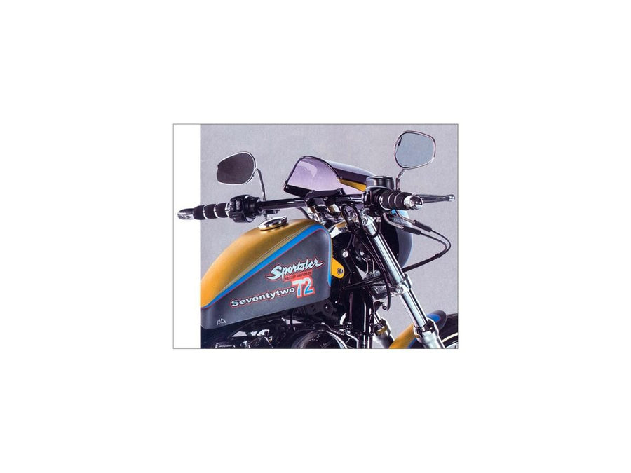 Harley Davidson – 1" Drag Bar Lenker Chrom 1" Gaszug per Draht