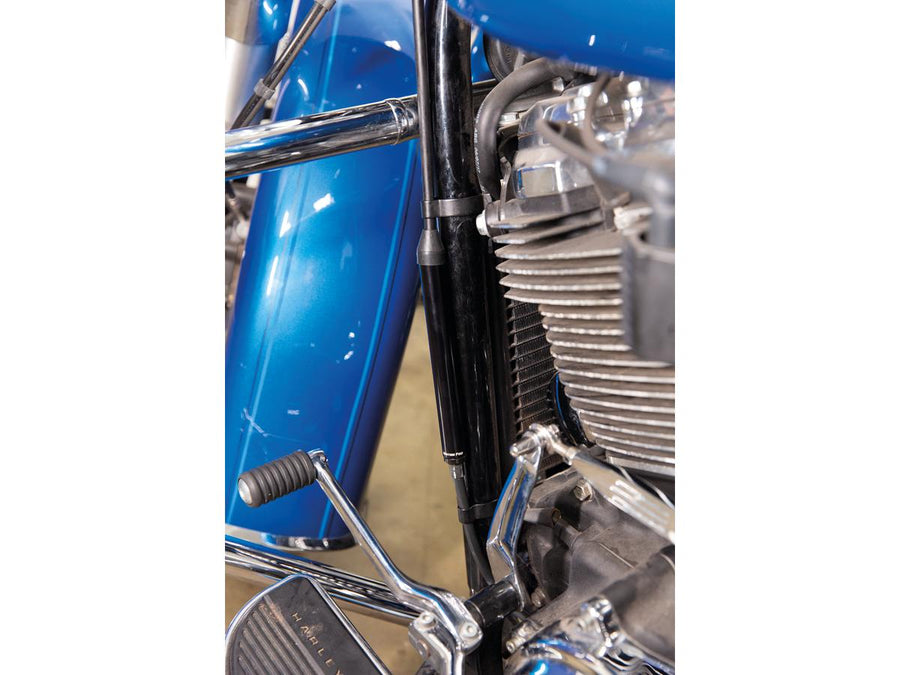 Harley Davidson Softail [2018-2025] -Black Vinyl V-Twin Câble de couplage divisé