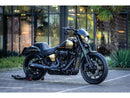 Harley Davidson Softail [2018-2025] – Mini Trittbrett Fußrasten Set Schwarz Satin-7