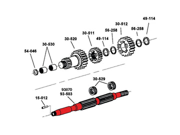 Harley Davidson Revtech 5 in 4 [2000-2020]-4/5 course Main wave Gearway Main wave