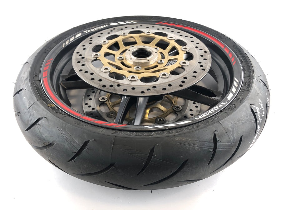 Triumph Speed Triple 1050 515NJ [2005] - Vorderrad Felge Rad mit Bremsscheibe und Reifen