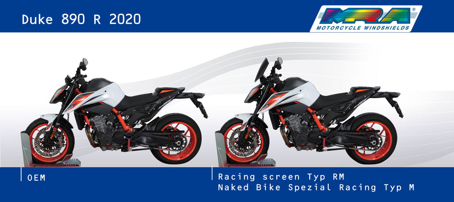 KTM DUKE 890 R [2019-] – Racingscheibe "NRM"