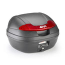 E340 Vision - Top case Monolock avec plaque – noir / Charge max 3 kg