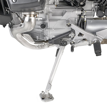 Moto Guzzi Stelvio 1000 [GIVI] - Fuß-Verbreiterung aus Aluminium und Edelstahl für den Original Seitenständer