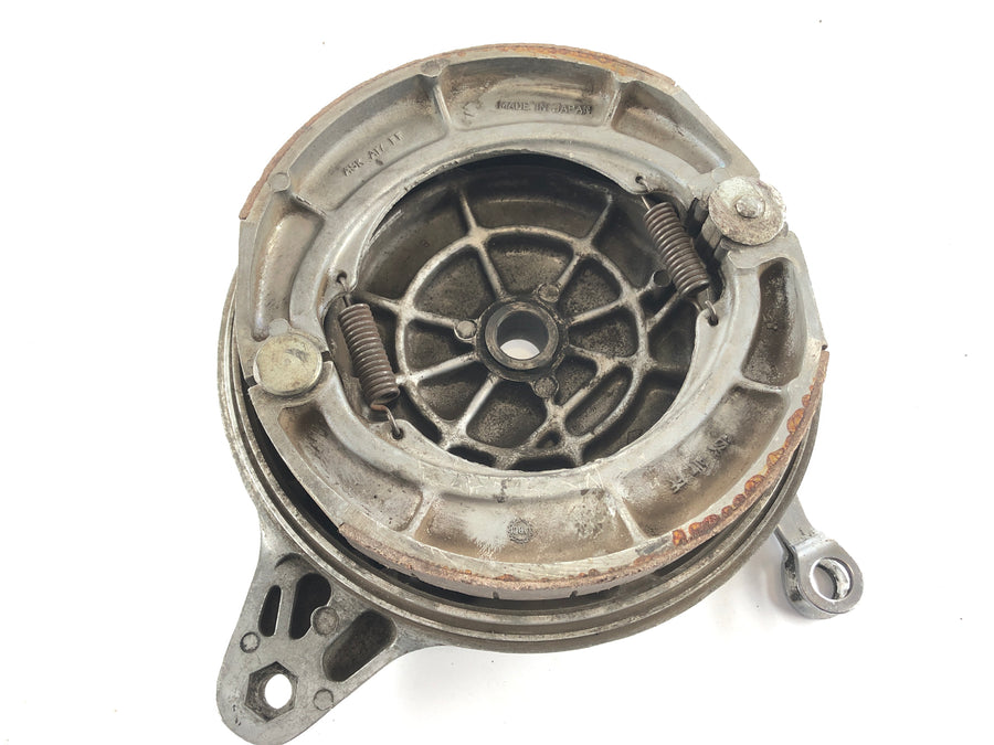 Suzuki T 500 [GT 500] - Plaque d'ancrage de frein tambour de frein