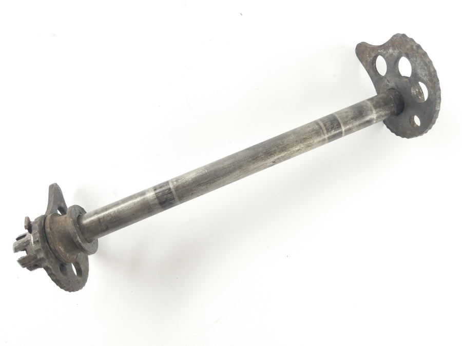 Yamaha XT 350 3YT / 55V [1991] - Rear axle with chain tensioner