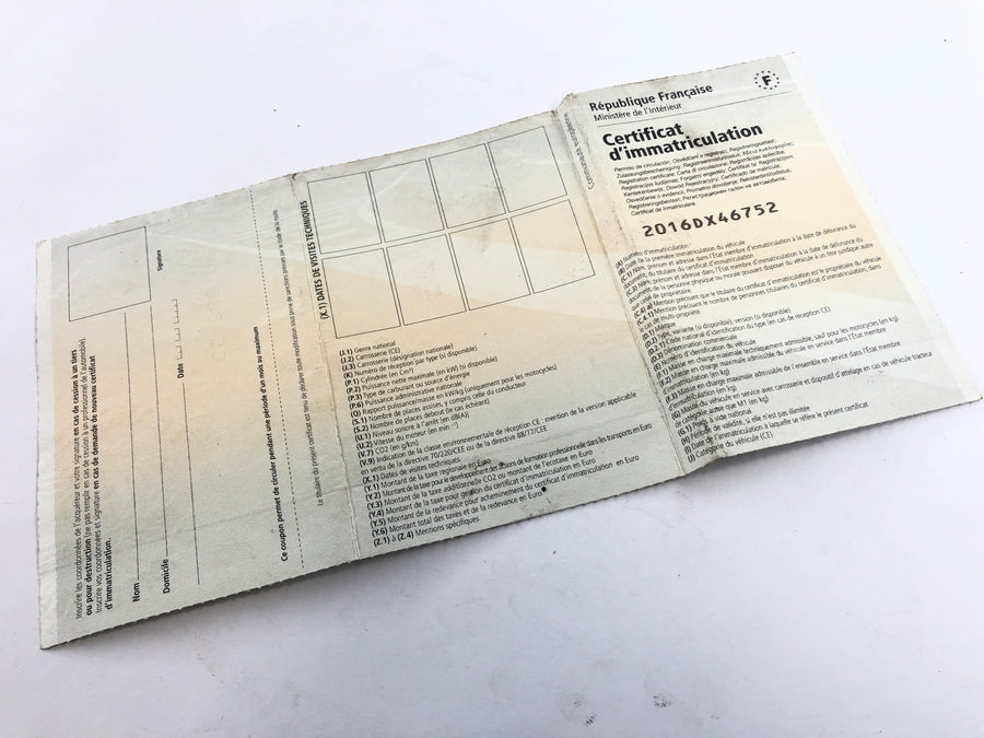 Honda ST 1100 SC26 Pan European [1990] - Cadre avec papiers