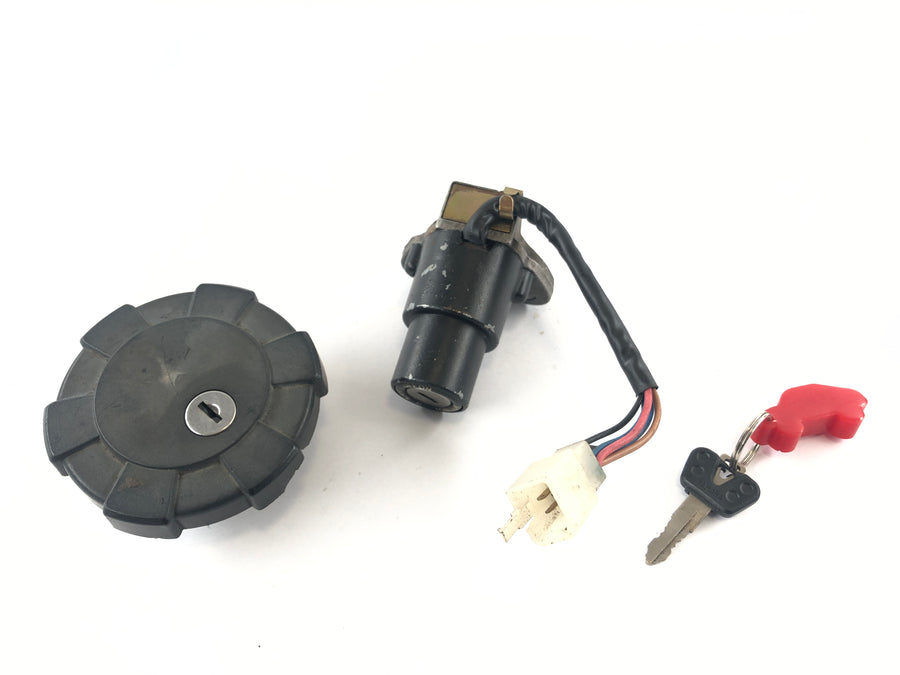 Yamaha DT 125 4BL [1999] - Lock set ignition lock tank lock
