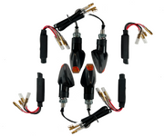 Default Title 4 LED Blinker Schwarz Widerstände [E-Prüfzeichen] - Ducati Hypermotard 796 821 939 950 1100