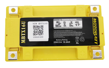 MOTO GUZZI STELVIO 1200 [2008-2014] - MBTX16U Yellow 12V19Ah 270CCA