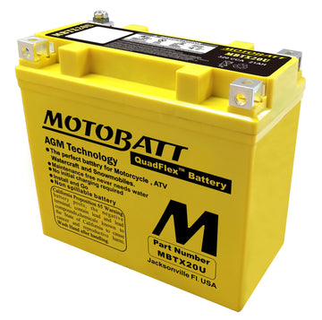 SKI DOO MXZ TRAIL 500 SS [2005-2009] - MBTX20U Jaune 12V22.5Ah 335CCA