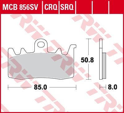 Ducati Multistrada 950 ABS AA05AA/AA06JA [2017-2018] - Bremsbeläge vorne