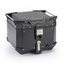 Aluminum top case black Trekker Outback EVO Monokey – 42 liters / SMART SECURITY LOCK