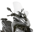 Pare-brise MBK Tryptik 125 (14-17) et Yamaha Tricity 125 155 (14-24) transparent, hauteur 690 mm, 630 mm-4