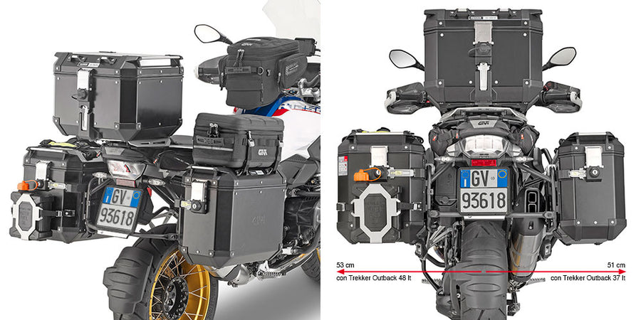BMW R 1250 GS Adventure [2019–2024] – Stahlrohr-Seitenkofferträger Cam-Side