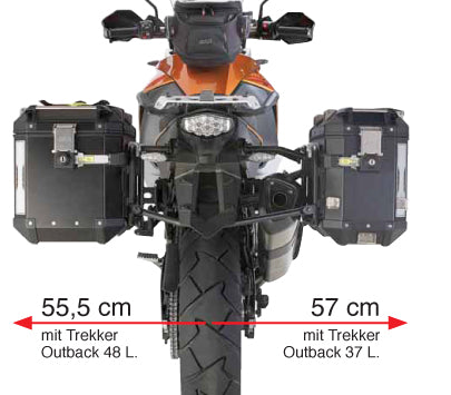 KTM Super Adventure [2015-2016] – Support de valise latéral en tube d'acier Cam-Side