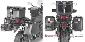 YAMAHA TRACER 9 [2021-2024] - Support valise spécifique