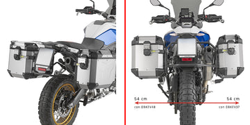 BMW F 900 GS [GIVI] - Stahlrohr-Seitenkofferträger PL ONE-FIT für die Trekker Outback MONOKEY® CAM-SIDE-Konfiguration