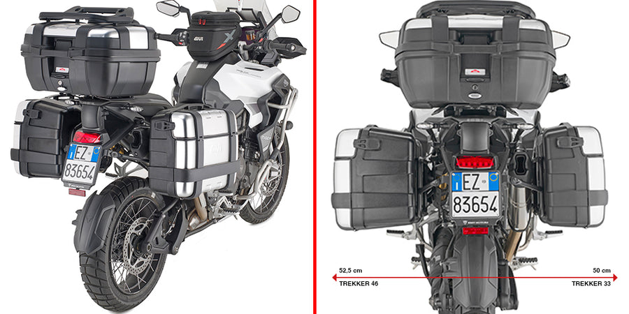 Triumph Tiger 1200 GT Explorer [GIVI] - support de valise latérale PL ONE-FIT pour configurer les valises latérales MONOKEY®