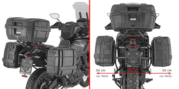 Zontes F 703 [GIVI] - Seitenkofferträger PL ONE-FIT für die Konfiguration von MONOKEY® Seitenkoffern oder Taschen
