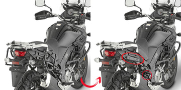 Suzuki DL 650 V-Strom [GIVI] - Support de valise latéral amovible pour valises MONOKEY® ou RETRO FIT non compatible avec