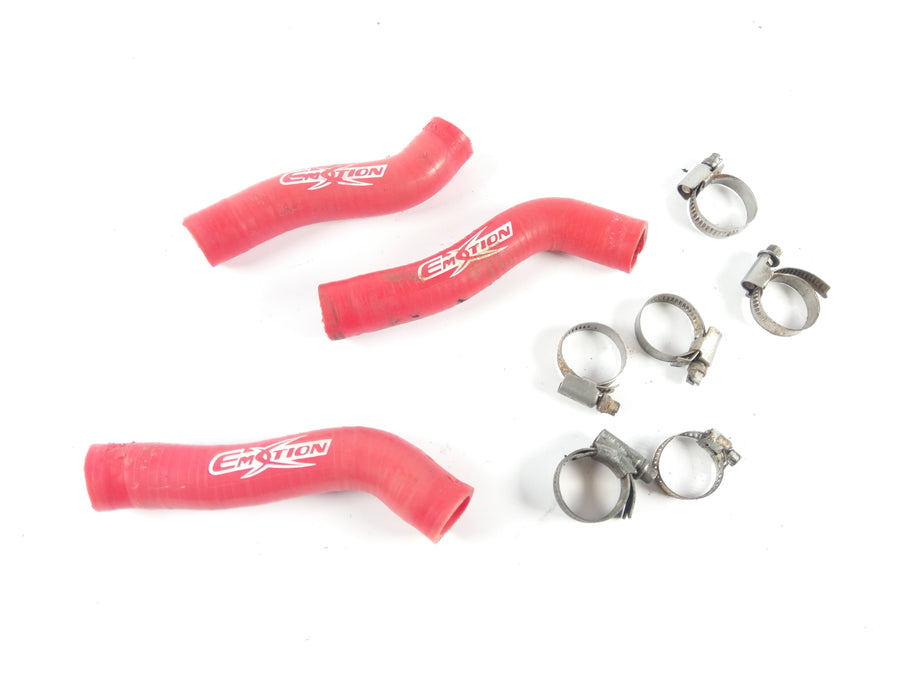 KTM SX-F 250 4-stroke [2008] - water hoses red with hose clamps