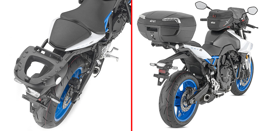 Suzuki GSX 8S [GIVI] - Top case carrier for MONOLOCK® cases to be mounted with the MONOLOCK® plate M5M and M6M or the