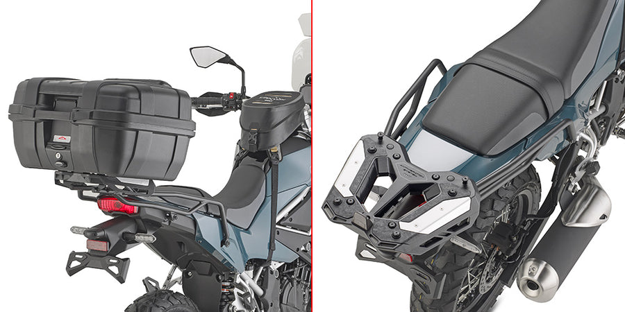 Kawasaki KLE 500 / KLE 500 SE [GIVI] - Topcase Träger für MONOKEY® oder MONOLOCK® Koffer zu montieren mit der MONOKEY®