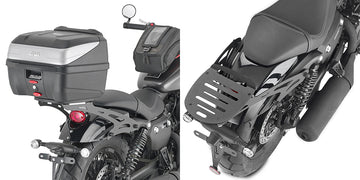 Keeway V 302 C [GIVI] - Topcase Träger für MONOLOCK® Koffer benutzen Sie die im Koffer mitgelieferte MONOLOCK® Platte