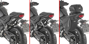 Honda CB 750 Hornet [GIVI] - Einziehbare Stealth Halterung aus mit Glasfaser verstärktem Technopolymer für die linke