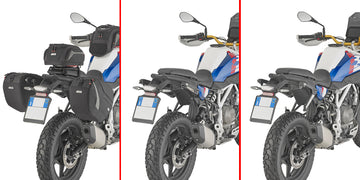 BMW F 450 GS [GIVI] - Paire de supports furtifs rétractables spécifiques en technopolymère renforcé de fibre de verre avec