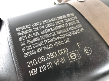Husqvarna 701 Vitpilen [2018] - Silencer Exhaust original - 0