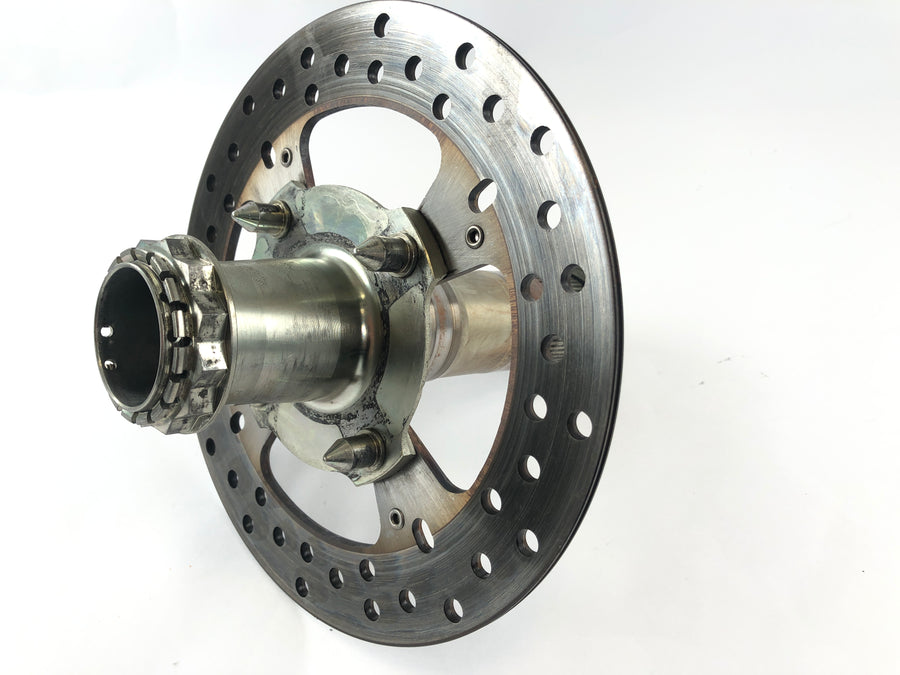 Ducati 1098 S [2007] - Rear axle rear wheel axle and brake disc