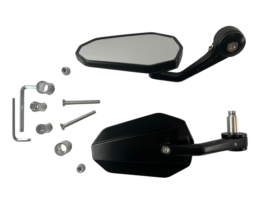 Handlebar end mirrors 2 pieces [E-mark] - Suzuki Bandit GSF 400 600 650 1200 Detailed view