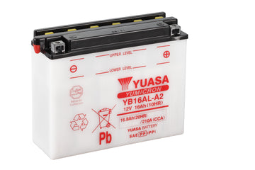 DUCATI 750 MONSTER [1997-2000] - Motorradbatterie YB16AL-A2 12V 16Ah 210CCA