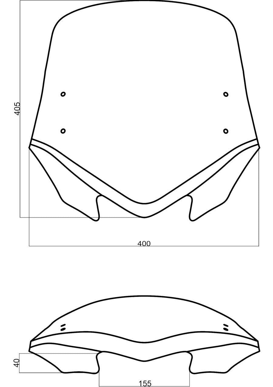 BMW V-FLOW VARIO-TOURING-SCREEN TYP"Z" – V-Flow Vario-Touring-Screen "Z"
